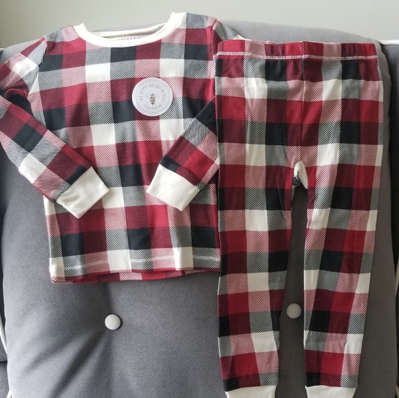 burt's bees buffalo plaid pajamas